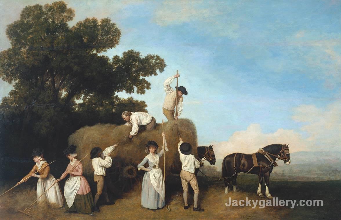 Haymakers by George Stubbs paintings reproduction